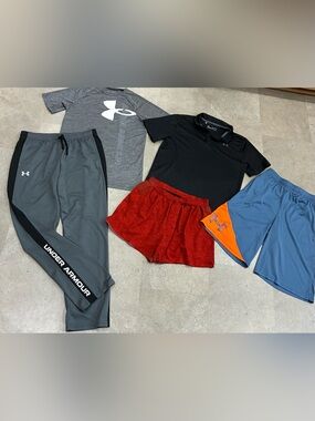 Boys LULULEMON/UNDER ARMOUR Shorts…Sweatpants…Shirts Lot, sz XL